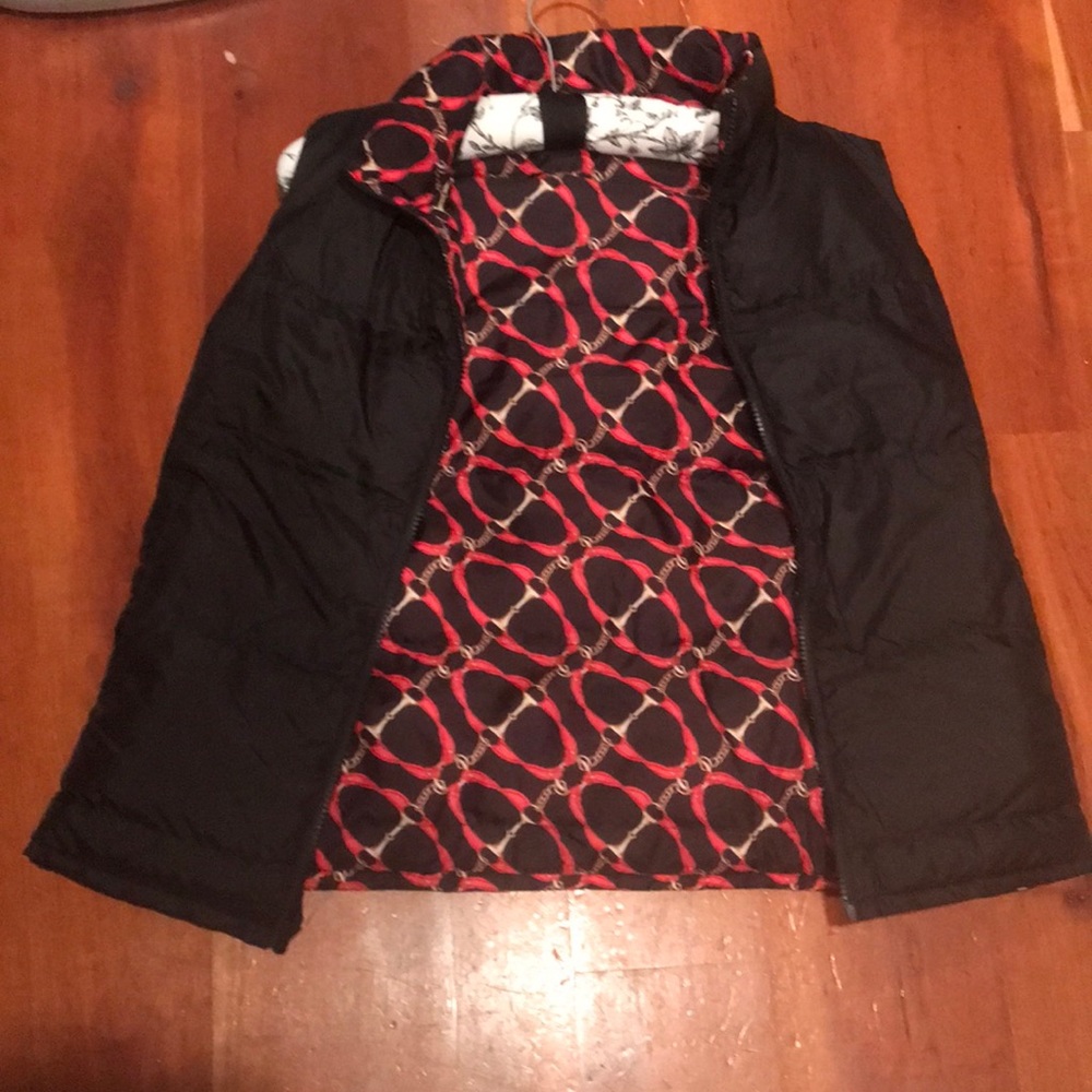 Ibkul reversible women’s golf vest in bitty print